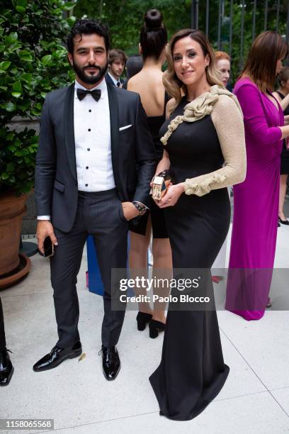 Actor Antonio Velazquez and Yohanna Alonso are seen arriving at 'Yo Dona' International Awards 2019 at Thyssen-Bornemisza Museum on June 24, 2019 in...