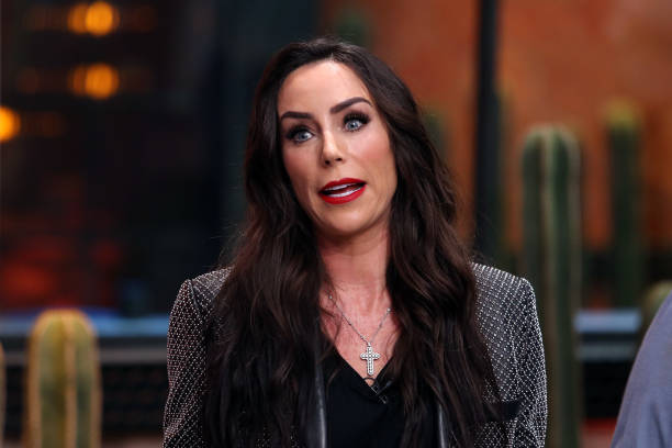 Inés Gómez Mont speaks during a press conference to present the show 'Familias Frente Al Fuego' at Televisa San Angel on June 24, 2019 in Mexico...