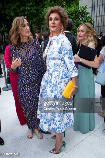 Naty Abascal is seen arriving at 'Yo Dona' International Awards 2019 at Thyssen-Bornemisza Museum on June 24, 2019 in Madrid, Spain.