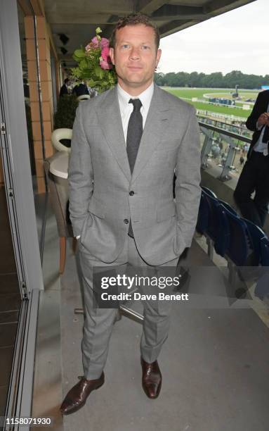Dermot O'Leary attends the King George Weekend at Ascot Racecourse on July 27, 2019 in Ascot, England.