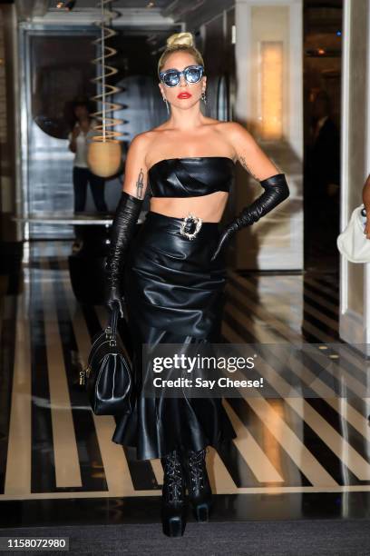 Lady Gaga is seen on June 24, 2019 in New York City.