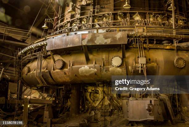 part of an old pennsylvania iron mill - industrial revolution stock pictures, royalty-free photos & images