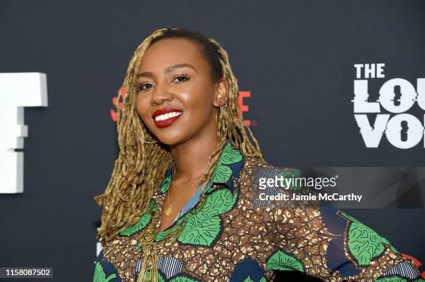 Opal Tometi attends "The Loudest Voice" New York Premiere at Paris Theatre on June 24, 2019 in New York City.