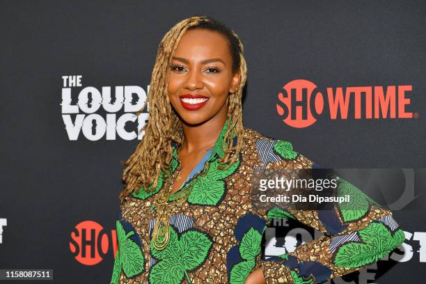 Opal Tometi attends "The Loudest Voice" New York Premiere at Paris Theatre on June 24, 2019 in New York City.