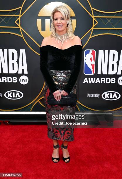 Jeanie Buss attends the 2019 NBA Awards presented by Kia on TNT at Barker Hangar on June 24, 2019 in Santa Monica, California.
