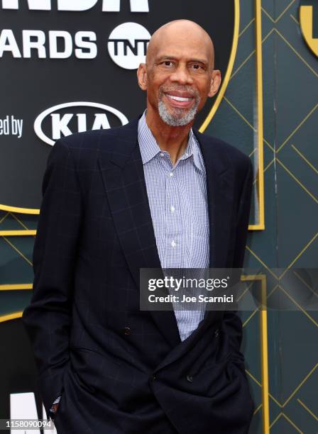 Kareem Abdul-Jabbar attends the 2019 NBA Awards presented by Kia on TNT at Barker Hangar on June 24, 2019 in Santa Monica, California.