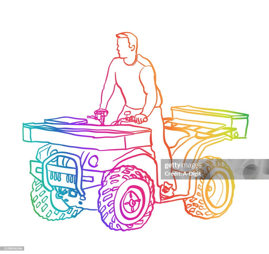 Work Quad Rainbow