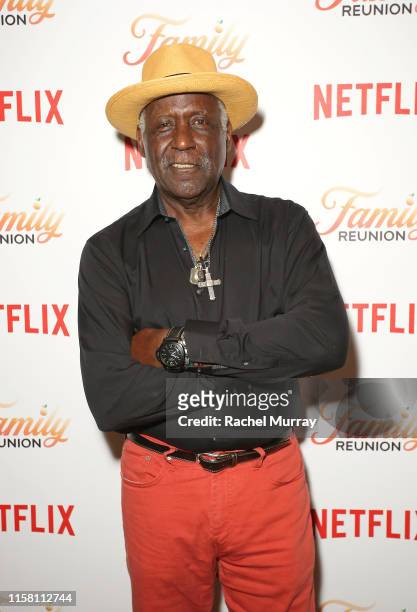 Richard Roundtree attends the Netflix "Family Reunion" LA Screening at NETFLIX on June 24, 2019 in Los Angeles, California.