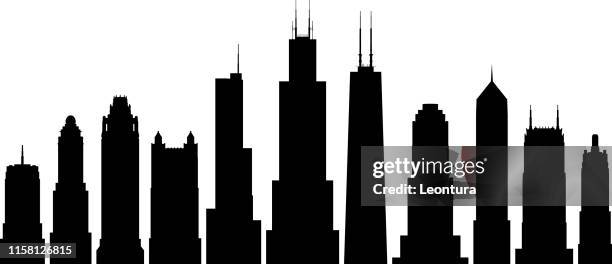 chicago buildings - chicago stock-grafiken, -clipart, -cartoons und -symbole