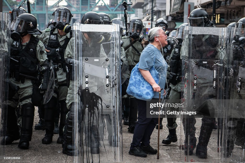 Violence Continues During Anti-Extradition Protests In Hong Kong