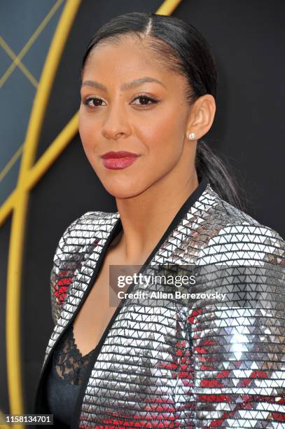 Candace Parker attends the 2019 NBA Awards at Barker Hangar on June 24, 2019 in Santa Monica, California.