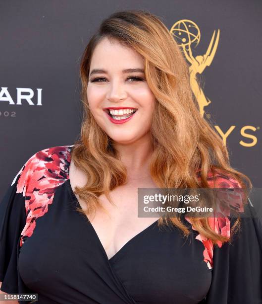 Kether Donohue arrives at the 71st Los Angeles Area Emmy Awards at Television Academy's Wolf Theatre at the Saban Media Center on July 27, 2019 in...