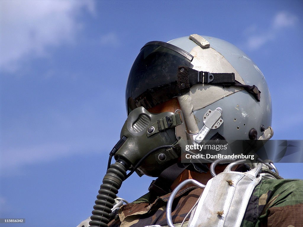 Fighter Pilot Close-up