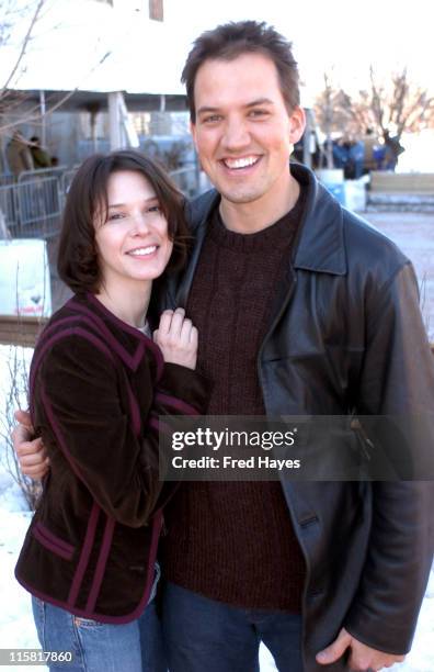 Sabrina Lloyd and John Livingston during 2003 Sundance Film Festival - "Dopamine" Premiere at Library in Park City, Utah, United States.