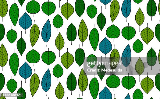Seamless pattern with leaves Seamless pattern with leaves
