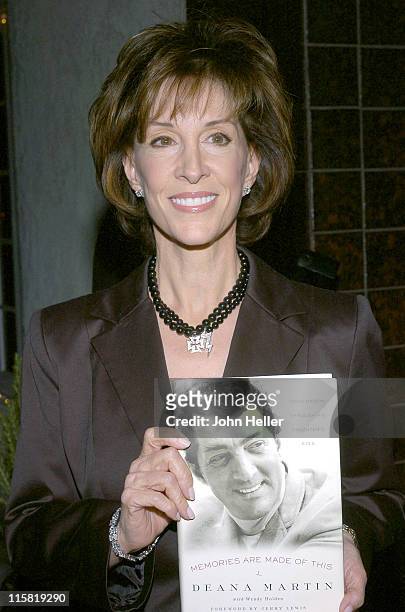 Deana Martin during Book Party to Celebrate Deana Martin's New Book "Memories Are Made Of This" at Da Vinci Restaurant in Beverly Hills, California,...