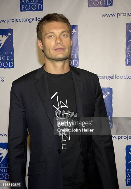 Ryan Seacrest during Ryan Seacrest and Tisha Campbell-Martin to Receive Divine Design "Man and Woman of Style" Awards at Barker Hanger, Santa Monica...