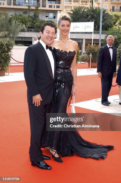 Martin Lamotte & Karine Belly during 45th Monte Carlo Television Festival - Closing Award Ceremony at Grimaldi Forum in Monte Carlo, Monaco.