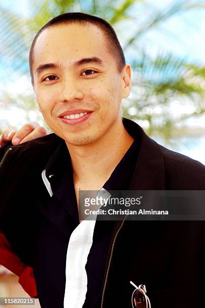 Apichatpong Weerasethakul during 2004 Cannes Film Festival - "Tropical Malady" - Photocall at Palais Du Festival in Cannes, France.