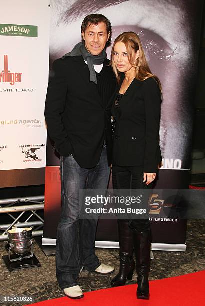 Sven Martinek and Xenia Seeberg attend the Wir Lieben Kino Directors Cut photocall and press conference on day seven of the 58th Berlinale Film...
