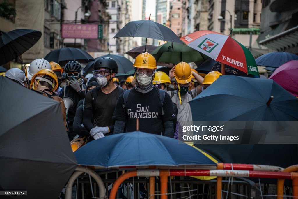 Violence Continues During Anti-Extradition Protests In Hong Kong