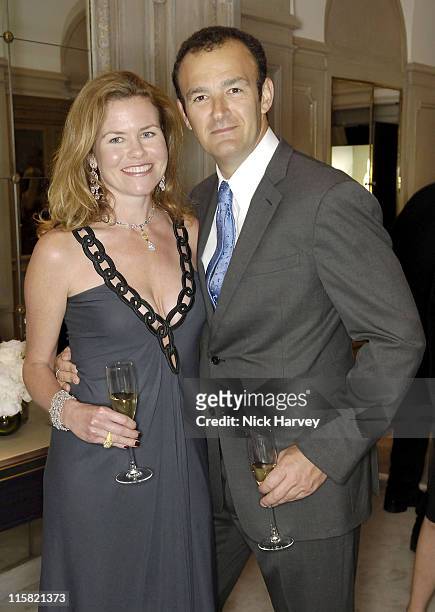 Erin Morris and Jeremy Morris, Jewellery designer during David Morris Shop Re-Opening - Hosted by Jeremy and Erin Morris - June 14, 2006 at London in...