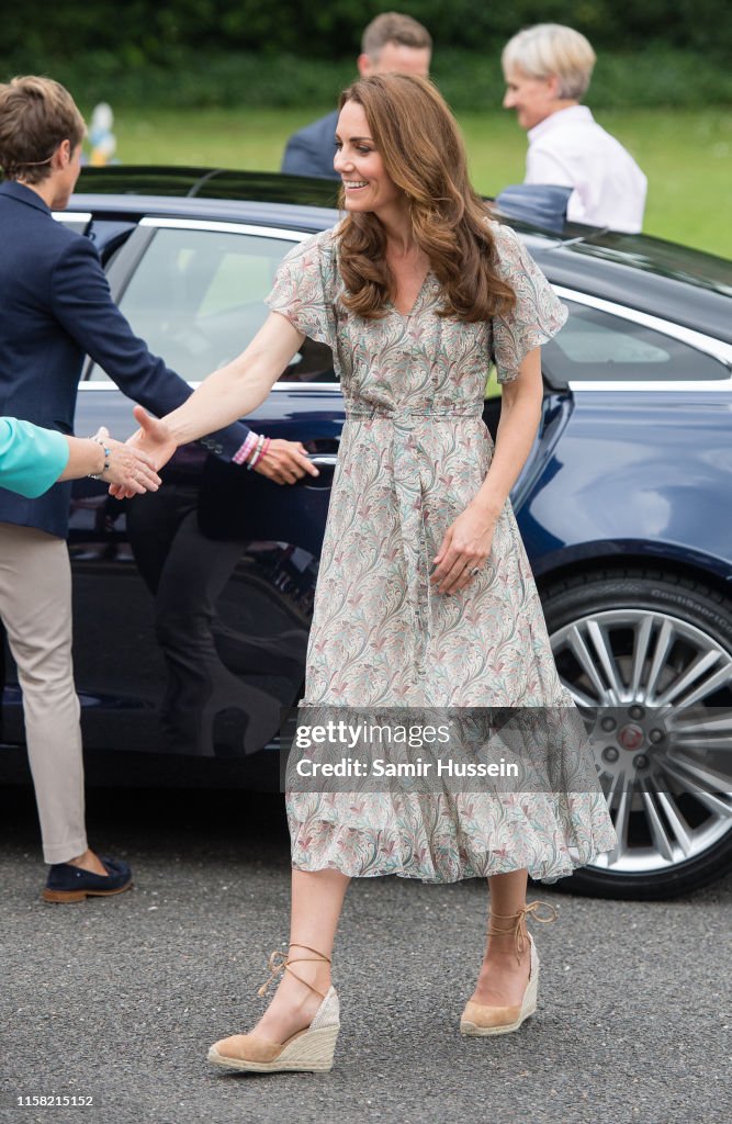 The Duchess Of Cambridge Joins Photography Workshop With Action For Children