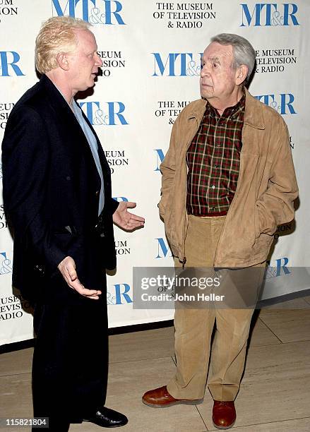 Don Most and Tom Bosley during "Happy Days" 30th Anniversary Reunion at The Museum of Television and Radio in Beverly Hills, California, United...