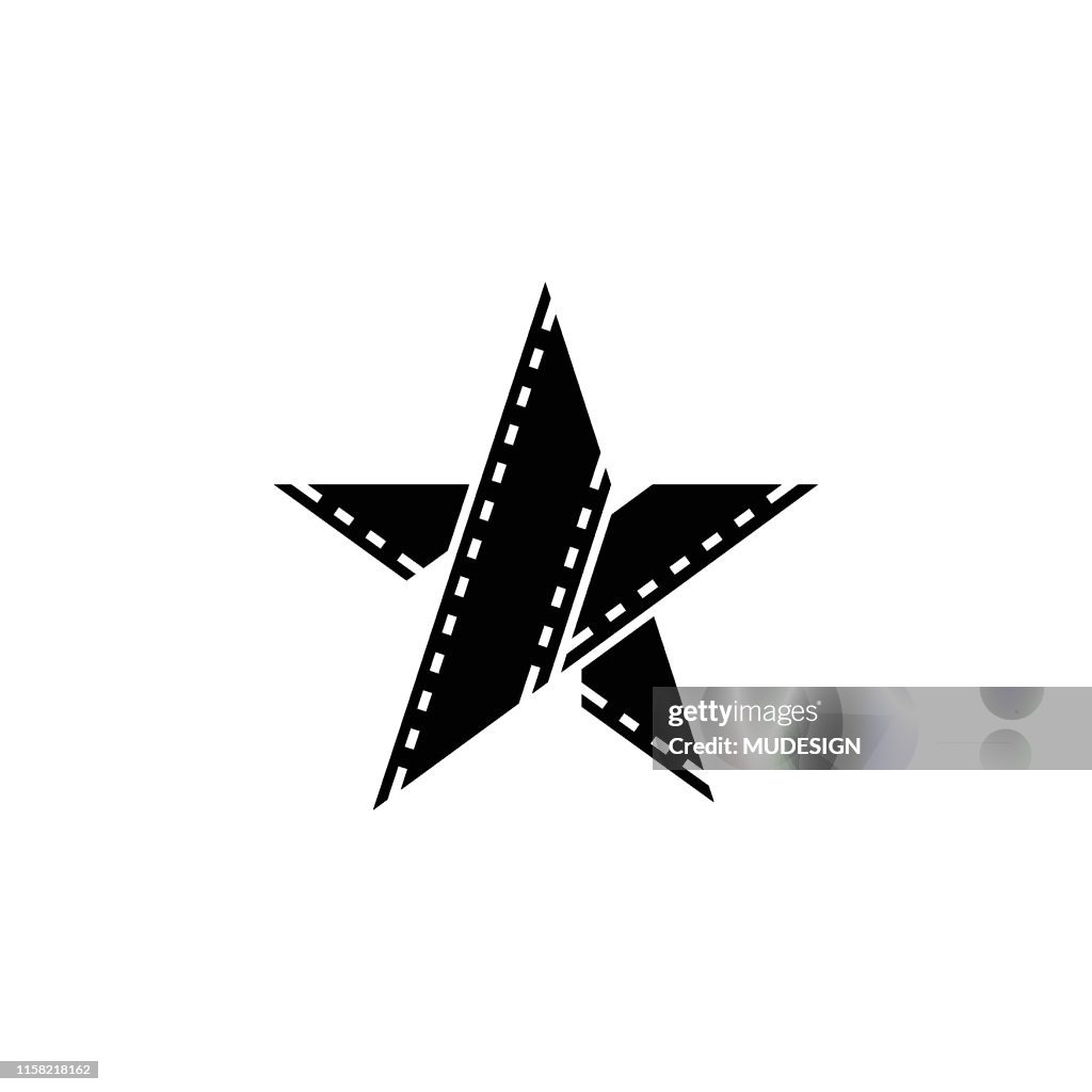 Film stjärnan logo typ