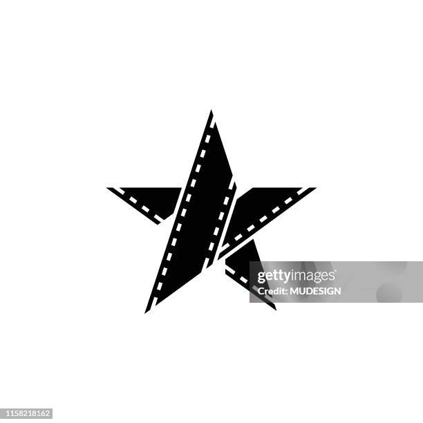 film star logo - theater logo stock illustrations