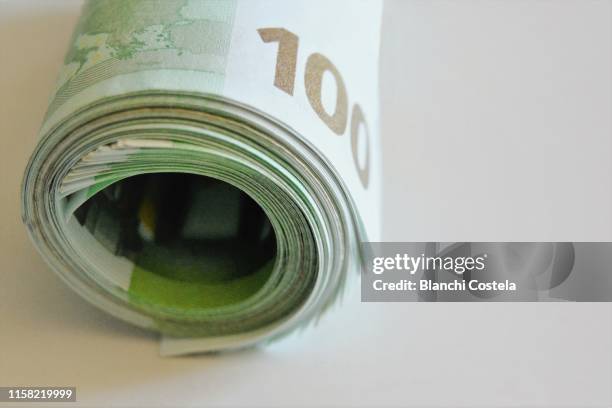 european union currency - one hundred euro banknote stock pictures, royalty-free photos & images