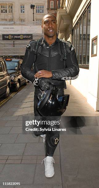 Simon Webbe is sighted on April 23, 2010 in London, England.