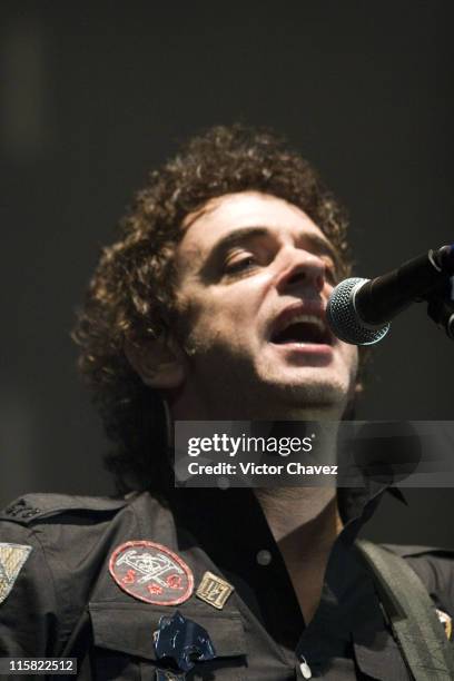 Gustavo Cerati during Los Tres, Zoe and Gustavo Cerati In Concert at the Palacio De Los Deportes - November 7, 2006 at Palacio De Los Deportes in...