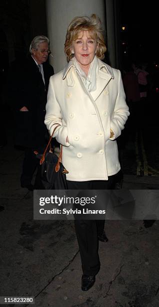 Patricia Hodge during "The Lady From Dubuque" - Gala Evening at Theatre royal in London, Great Britain.