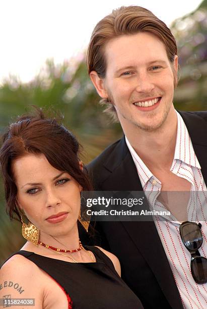 Fairuza Balk and Gabriel Mann during 2005 Cannes Film Festival - "Don't Come Knocking" Photocall at Terrasse Riviera in Cannes, France.