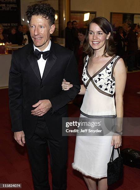 Lyle Lovett and April Kimble during 26th Annual Kennedy Center Honors at John F Kennedy Center for the Performing Arts in Washington, DC, United...