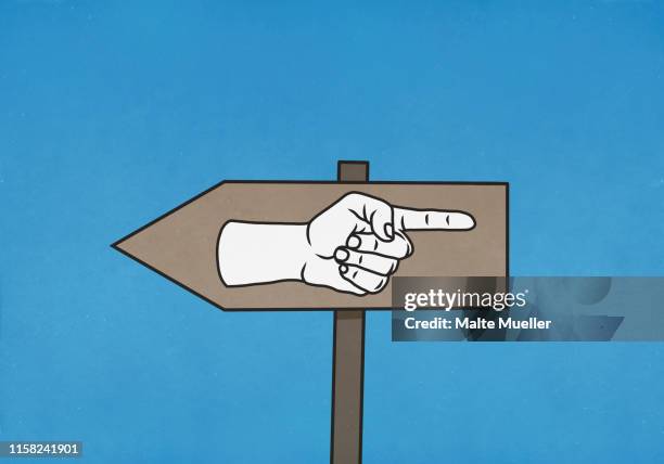 confusing sign pointing in both directions - entscheidung stock-grafiken, -clipart, -cartoons und -symbole