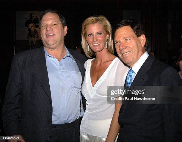 Harvey Weinstein, Sandra Lee Peter Price during Launch of Sandra Lee's New Semi-Homemade Holidays Magazine and Food Network Show in Conjunction with...