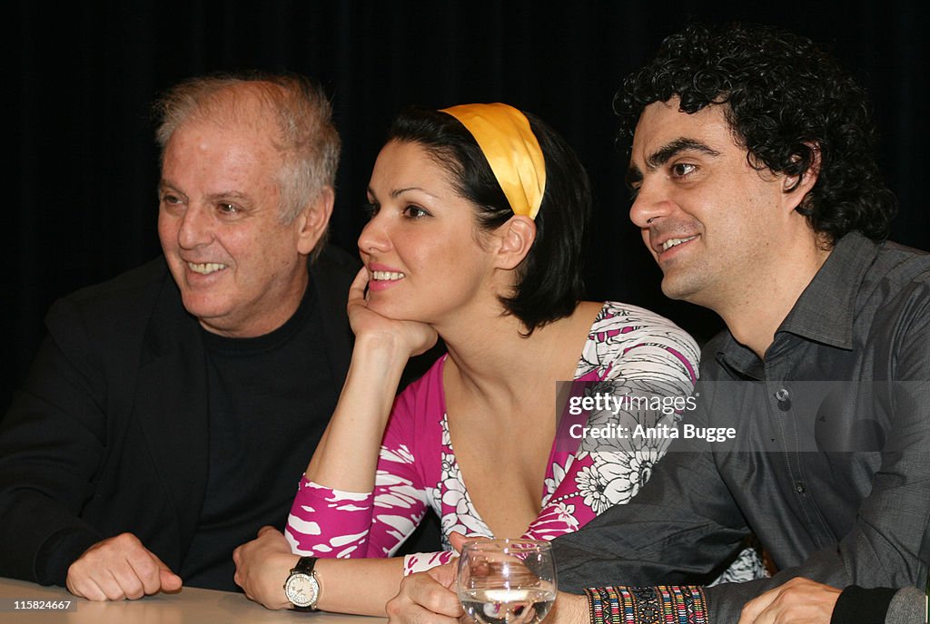 Manon Press Conference with Daniel Barenboim, Anna Netrebko and Rolando
