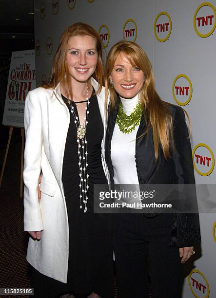 Katie Flynn and mom Jane Seymour during "The Goodbye Girl" Special Screening - New York City at Cinema 1 in New York City, New York, United States.