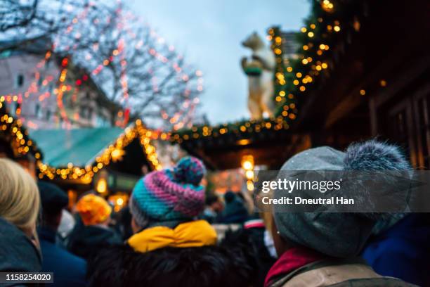 christmas market in cologne - christmas market decoration stock pictures, royalty-free photos & images