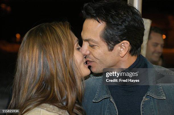 Talisa Soto and Benjamin Bratt during 2004 Sundance Film Festival - "The Machinist" Premiere at Eccles in Park City, Utah, United States.