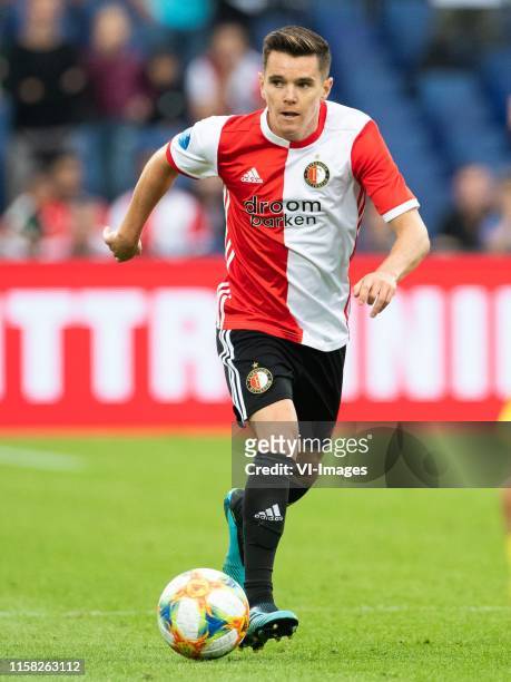 Liam Kelly of Feyenoord during the Pre-season Friendly match between Feyenoord and Southampton FC at the Kuip on July 28, 2019 in Rotterdam, The...