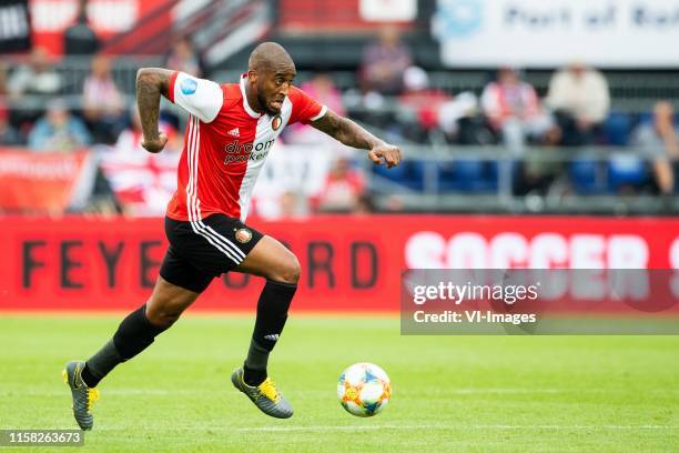 Leroy Fer of Feyenoord during the Pre-season Friendly match between Feyenoord and Southampton FC at the Kuip on July 28, 2019 in Rotterdam, The...