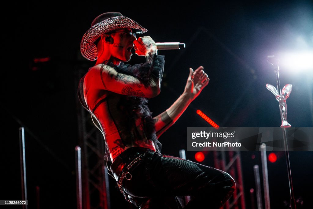 Achille Lauro Performs In Turin