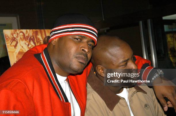 Sheek and Jadakiss during "Honey" - New York Premiere - Inside Arrivals at Chelsea West Theater in New York City, New York, United States.