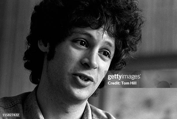 American singer, songwriter, guitarist, and keyboardist Eric Carmen, former member of The Raspberries, is interviewed at The Holiday Inn Downtown on...