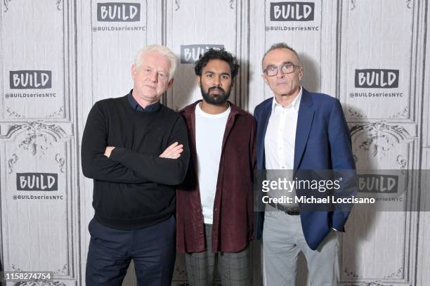 Screenwriter Richard Curtis, actor Himesh Patel, and director Danny Boyle visit Build to discuss the movie "Yesterday" at Build Studio on June 25,...