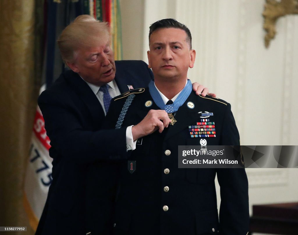 Staff Sergeant David Bellavia Receives Medal Of Honor For Heroic Actions In Iraq