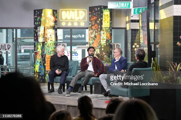 Screenwriter Richard Curtis, actor Himesh Patel, and director Danny Boyle visit Build to discuss the movie "Yesterday" at Build Studio on June 25,...